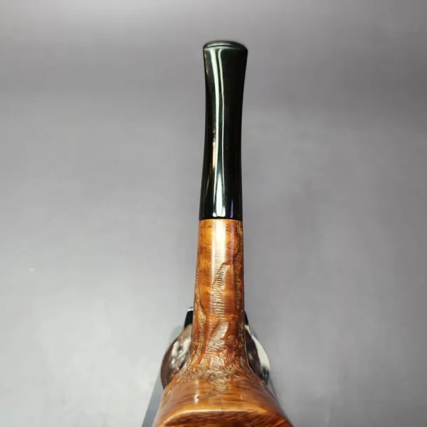 Roger's Rarity by Custombilt Rusticated Panel Estate Briar Pipe, American Estates - Image 8