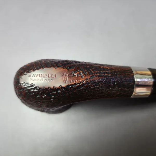 Savinelli Punto Oro Sandblasted Dublin Estate Briar Pipe, Italian Estates - Image 7