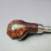 Ferndown Reo 3 Star Silver Spigot Panel Apple Estate Briar Pipe, English Estates - Image 8