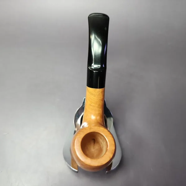 Roma Smooth Bent Apple Estate Briar Pipe, Unsmoked - Image 8