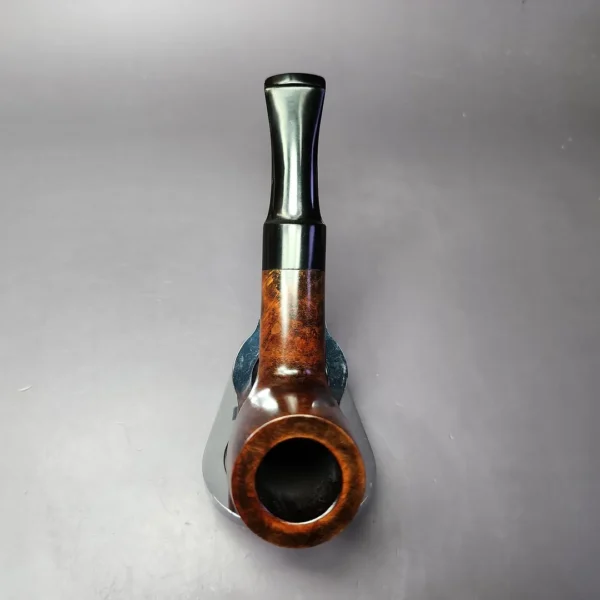Roma Smooth Saddle Billiard Estate Briar Pipe, Unsmoked - Image 8
