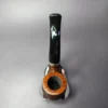 Merchant Service Sandblasted “Full Bent” Bent Billiard Artisan Briar Pipe, New - Image 8