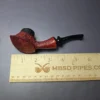 HS Studio Fumed Sandblasted Volcano Estate Briar Pipe, Unsmoked - Image 8