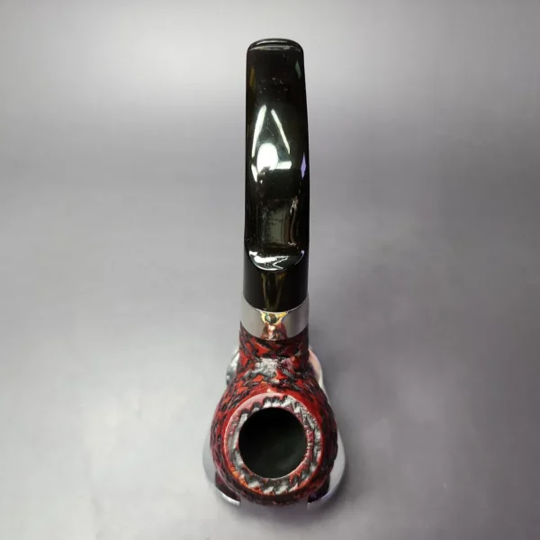 Peterson Donegal Rocky XL02 Rusticated Apple Estate Briar Pipe, Irish Estates - Image 8