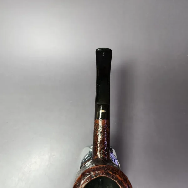 Gold Crown by GBD 9567 Sandblasted Pot Estate Briar Pipe, English Estates - Image 8