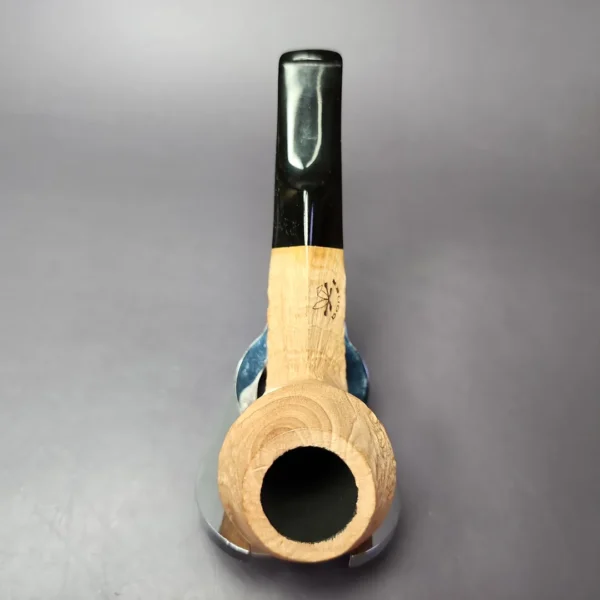 Morgan Bones Sandblasted Bulldog Briar Pipe, New - Image 8