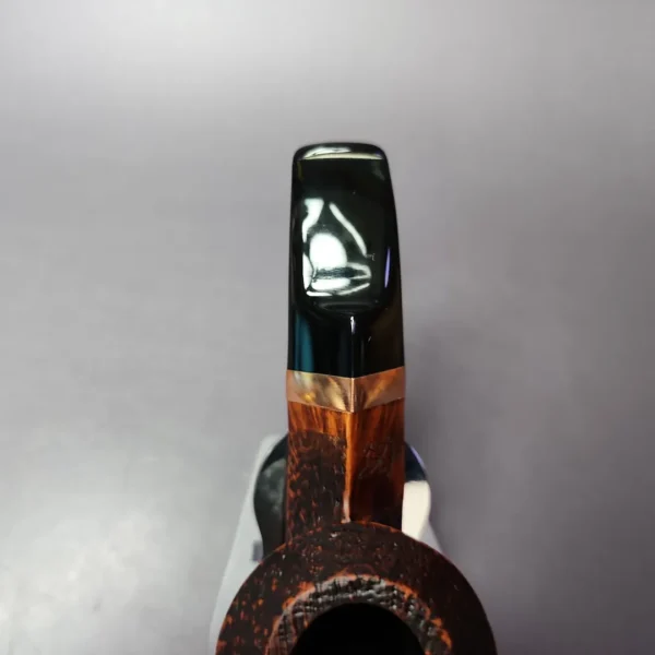 Morgan BlackJack 30 Sandblasted Bulldog Briar Pipe, New - Image 8