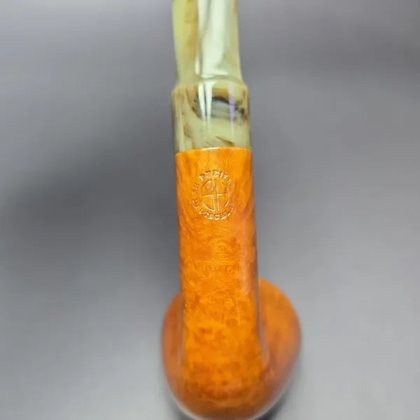 Sebastian Heck Smooth Dublin w/ Plateaux Handmade Briar Pipe, New - Image 8