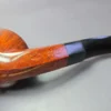 S. Bang (Per Hansen) XL Smooth Squat Bulldog Estate Briar Pipe, Unsmoked - Image 8