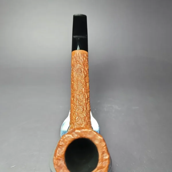 Sean Reum Glacier Rusticated Lumberman Estate Briar Pipe, American Estates - Image 8