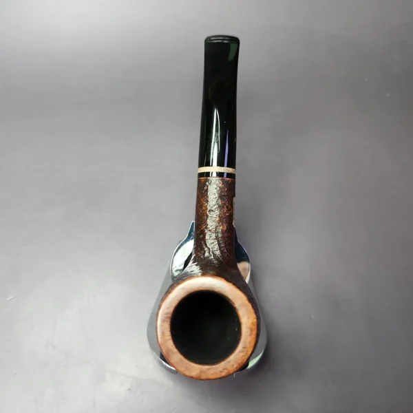 Savinelli Collection 2002 Sandblasted Billiard Estate Briar Pipe, Italian Estates - Image 8