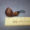 PapaBearPipes by Tim Beaumont Sandblasted Egg Handmade Briar Pipe, New - Image 8