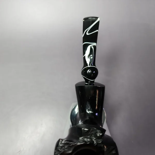 Nording Black Smooth Freehand Estate Briar Pipe, Unsmoked - Image 8