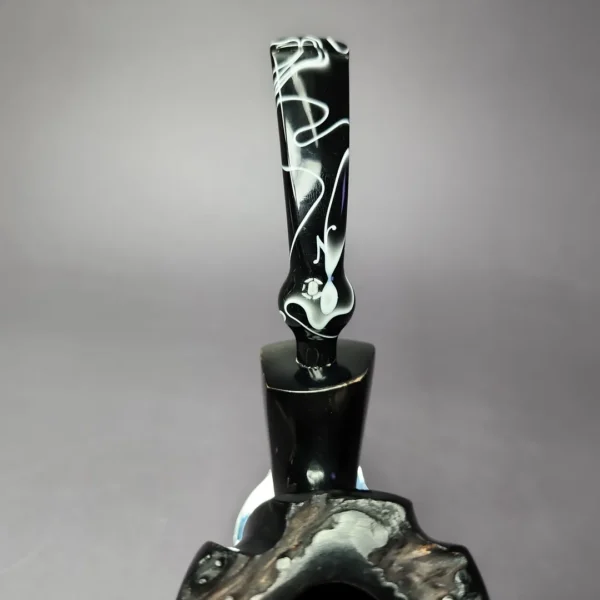 Nording Black Smooth Freehand Estate Briar Pipe, Unsmoked - Image 8