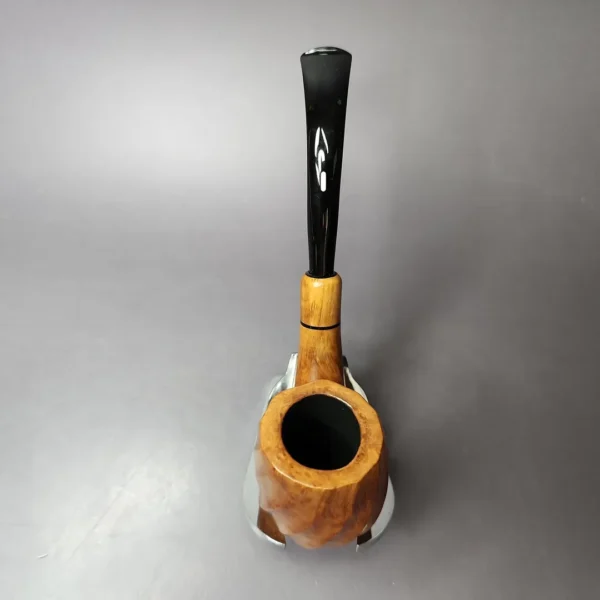 Castello "Castello" 4K Spiral Carved Egg Estate Briar Pipe, Italian Estates - Image 8