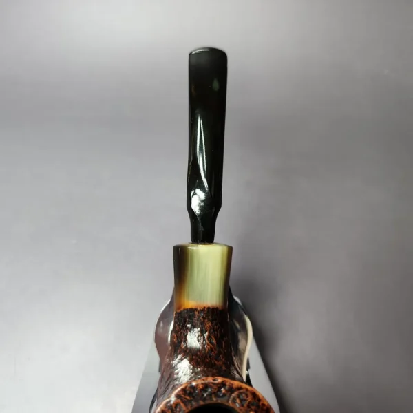 Savinelli Nonpareil 9004 Sandblasted Dublin Estate Briar Pipe, Italian Estates - Image 8
