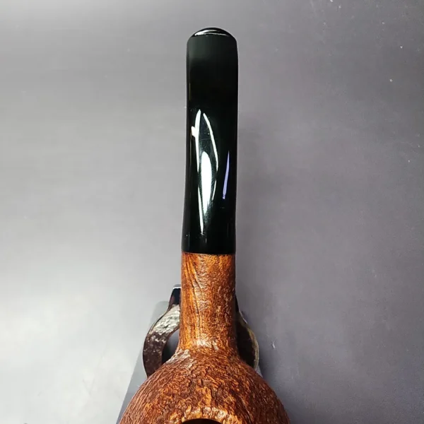 Chacom Flame Grain 871 Sandblasted Author Estate Briar Pipe, Unsmoked - Image 8