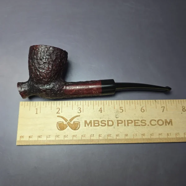 James Upshall Bark Extra Large Rusticated Cavalier Estate Briar Pipe, Unsmoked - Image 8