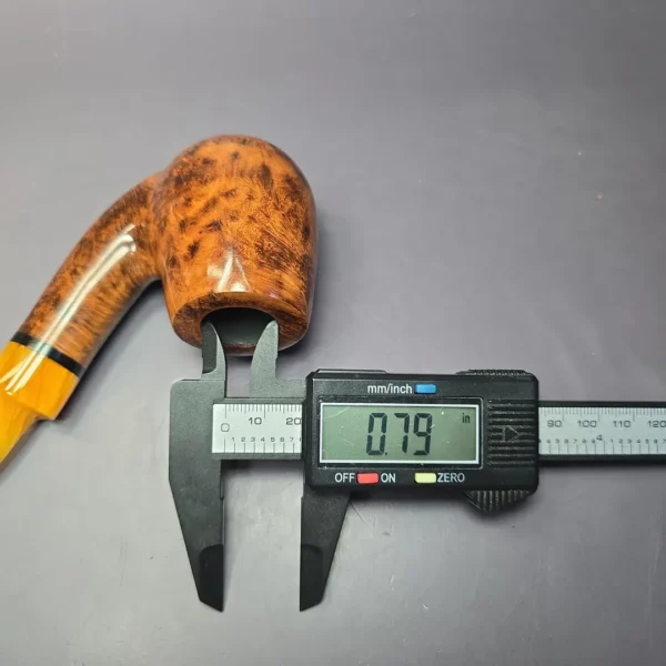 Nording B XL Smooth Bent Billiard Estate Briar Pipe, Unsmoked - Image 8