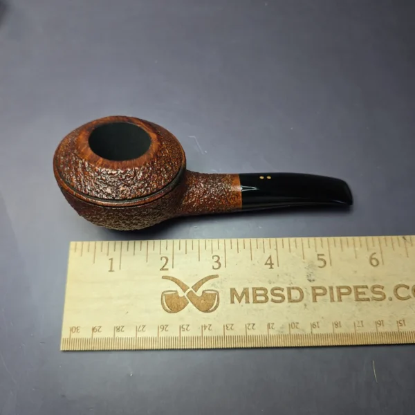 Radice Rind GT Rusticated Bullcap Estate Briar Pipe, Italian Estates - Image 8