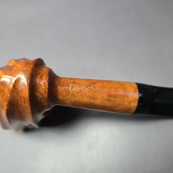 Olim by Marco Nepi Smooth Fluted Freehand Estate Briar Pipe Unsmoked - Image 8