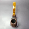 Caminetto Business Rusticated Egg Estate Briar Pipe, Italian Estates - Image 8