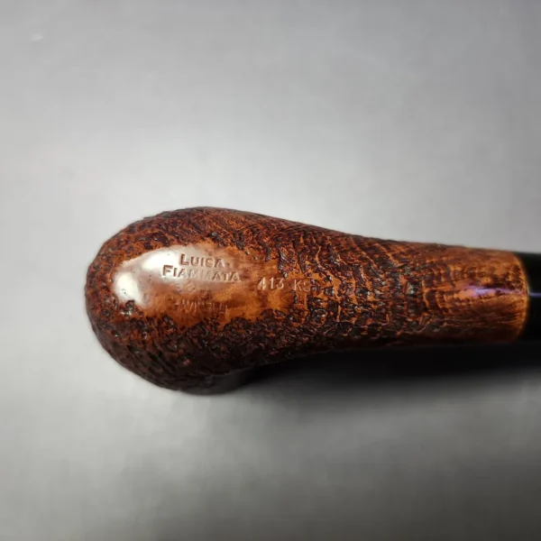 Savinelli Luisa Fiammata 413 KS Sandblasted Dublin Estate Briar Pipe, Italian Estates - Image 8