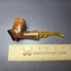 Bjarne XL Smooth Freehand Cavalier Sitter Estate Briar Pipe, Unsmoked - Image 8