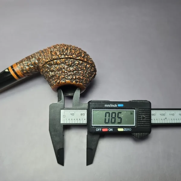 Becker (Fritz & Paolo) XL Rusticated Rhodesian Estate Briar Pipe, Italian Estates - Image 9
