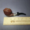 Ser Jacopo Senecta Maxima Sandblasted Bulldog Estate Briar Pipe, Italian Estates, 9mm - Image 9