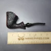Savinelli Autograph 4 Partially Sandblasted Freehand Estate Briar Pipe, Italian Estates - Image 9