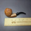 Don Carlos 2 Note Rusticated Brandy Estate Briar Pipe, Italian Estates - Image 9