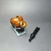 Tsuge Ikebana 1993 Smooth Asymmetrical Tomato Estate Briar Pipe, Unsmoked - Image 9