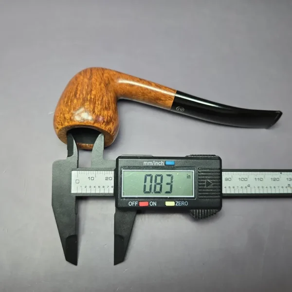 James Upshall (1980s) B Grade Smooth Acorn Estate Briar Pipe, English Estates - Image 9