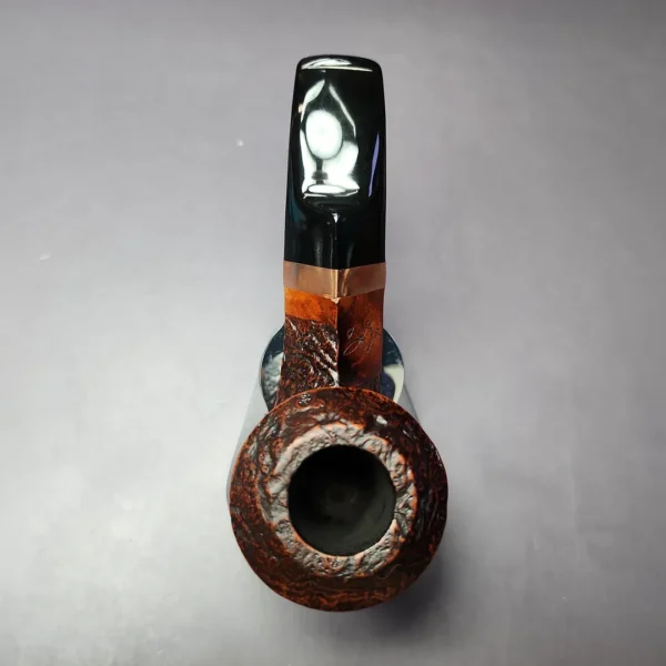 Morgan BlackJack 30 Sandblasted Bulldog Briar Pipe, New - Image 9