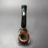 Merchant Service Sandblasted “Full Bent” Bent Billiard Artisan Briar Pipe, New - Image 9
