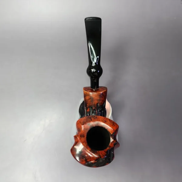 Nording Partially Rusticated Freehand Estate Briar Pipe, Unsmoked - Image 9