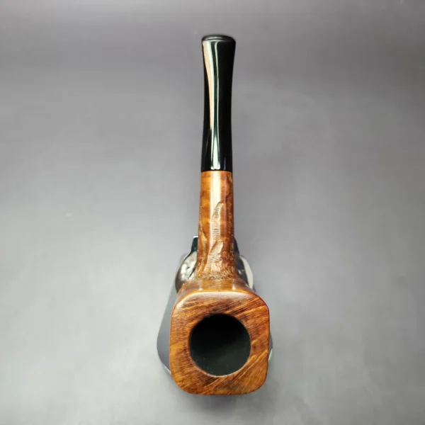 Roger's Rarity by Custombilt Rusticated Panel Estate Briar Pipe, American Estates - Image 9