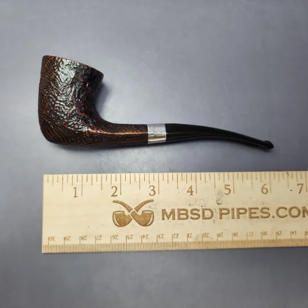 Savinelli Punto Oro Sandblasted Dublin Estate Briar Pipe, Italian Estates - Image 8