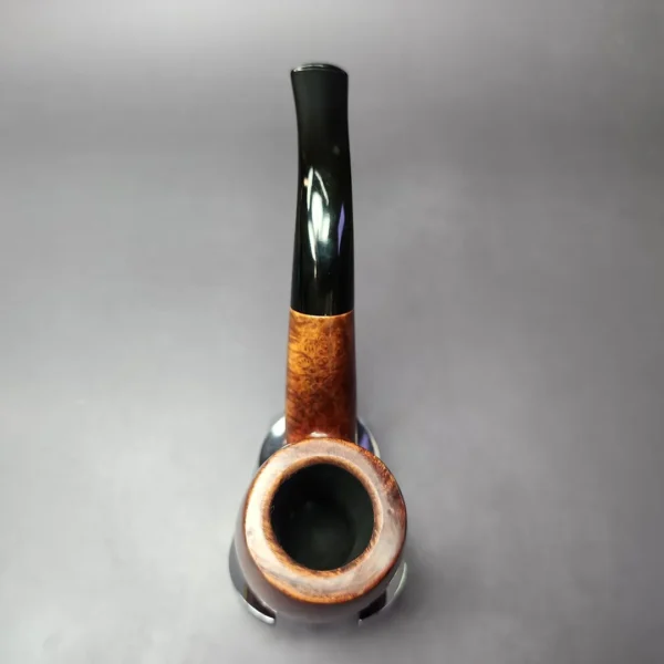 Mountbatten by Charatan 802 Smooth XL Bent Billiard Estate Briar Pipe, English Estates - Image 9