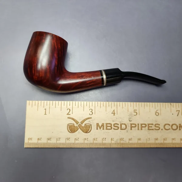 Thomas Cristiano Smooth Bent Billiard Estate Briar Pipe, Unsmoked - Image 9