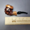 Nording Spruce Partially Rusticated Freehand Estate Briar Pipe, Unsmoked - Image 9