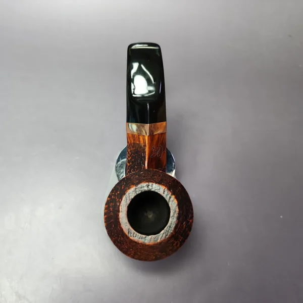 Morgan BlackJack 30 Sandblasted Bulldog Briar Pipe, New - Image 9