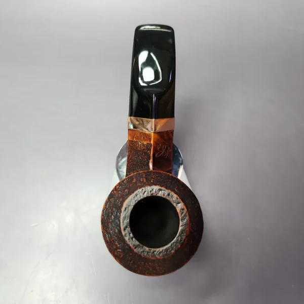 Morgan BlackJack 30 Sandblasted Bulldog Briar Pipe, New - Image 9