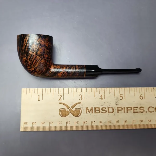 Sean Reum Glacier "Eggshell" Sandblast Dublin Handmade Briar Pipe, New - Image 9