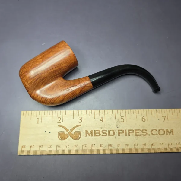 Ed Burak Connoisseur Magnum Smooth Oom Paul Estate Briar Pipe, American Estates - Image 9