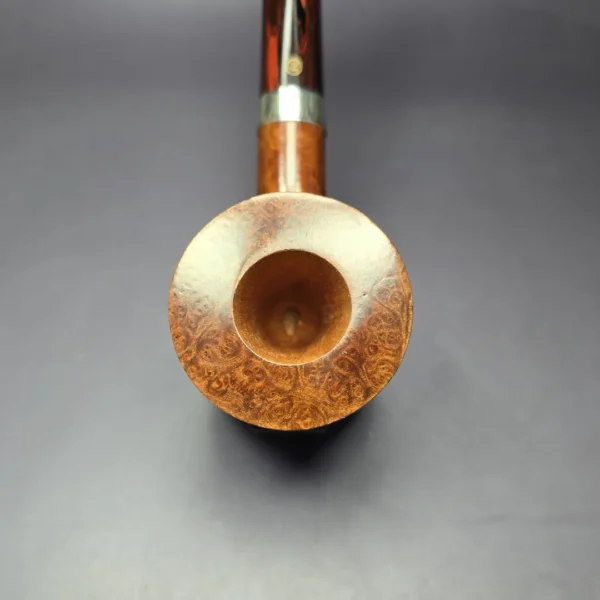 James Upshall Old England Magnum Dublin w/ Les Wood Silver Estate Briar Pipe, Unsmoked - Image 9