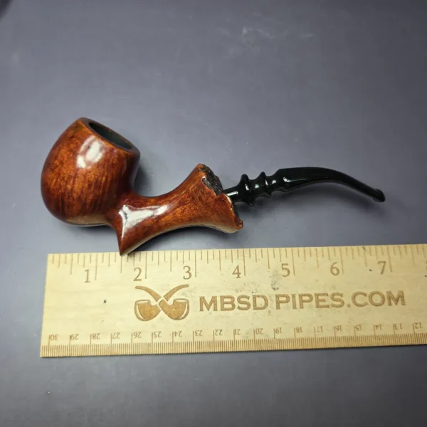 Preben Holm Hand Cut 4 XL Smooth Freehand Estate Briar Pipe, Danish Estates - Image 9