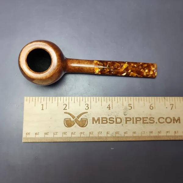 Dave Neeb Smooth Apple Estate Briar Pipe, American Estates - Image 9