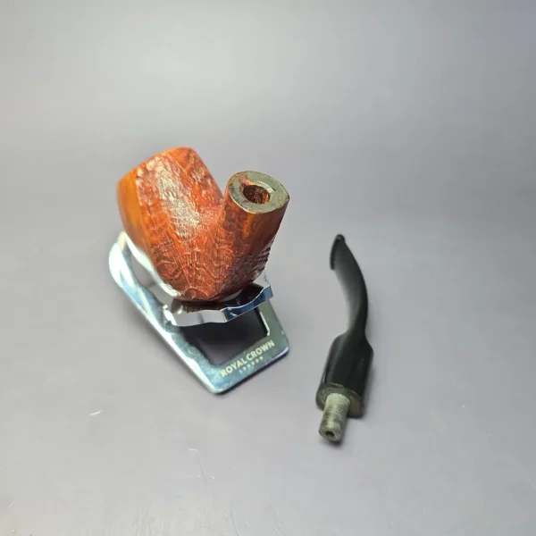Savinelli Autograph 4 Part Sandblasted Freehand Estate Briar Pipe, Italian Estates - Image 9